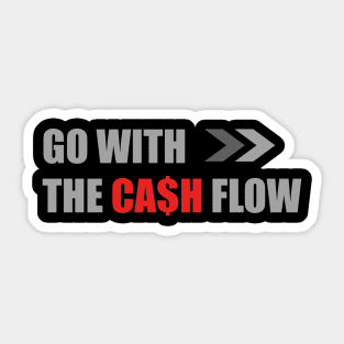 The Cash Flow - Entrepreneur Design Sticker